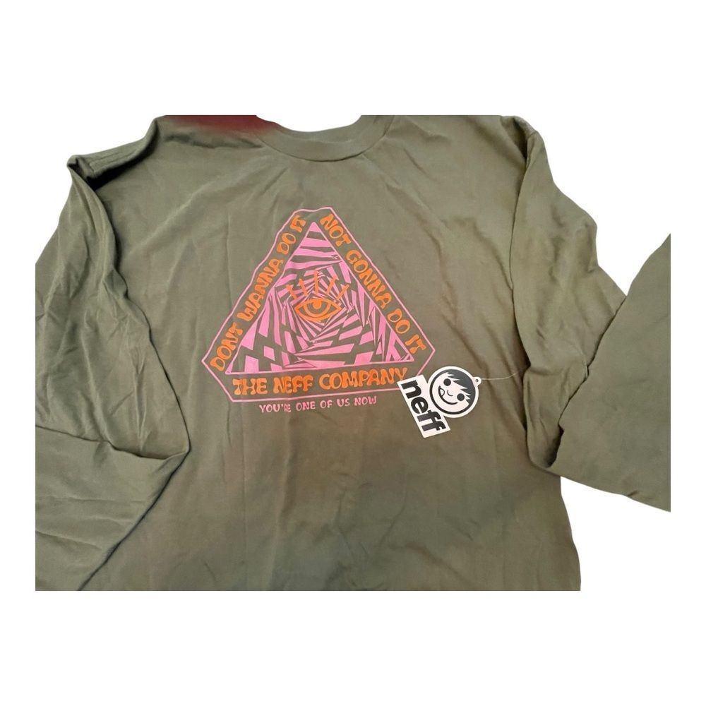 Neff White Graphic‎ Long Sleeve Shirt